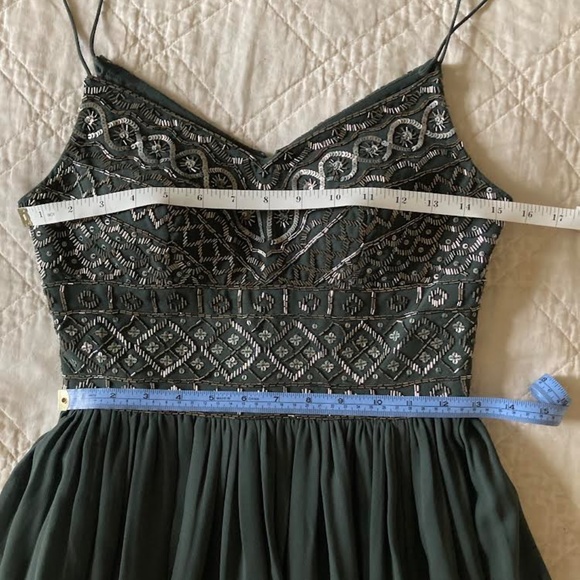 BHLDN Anthropologie Bristol Dress, Forest Green - New, Never Worn - Picture 6 of 6